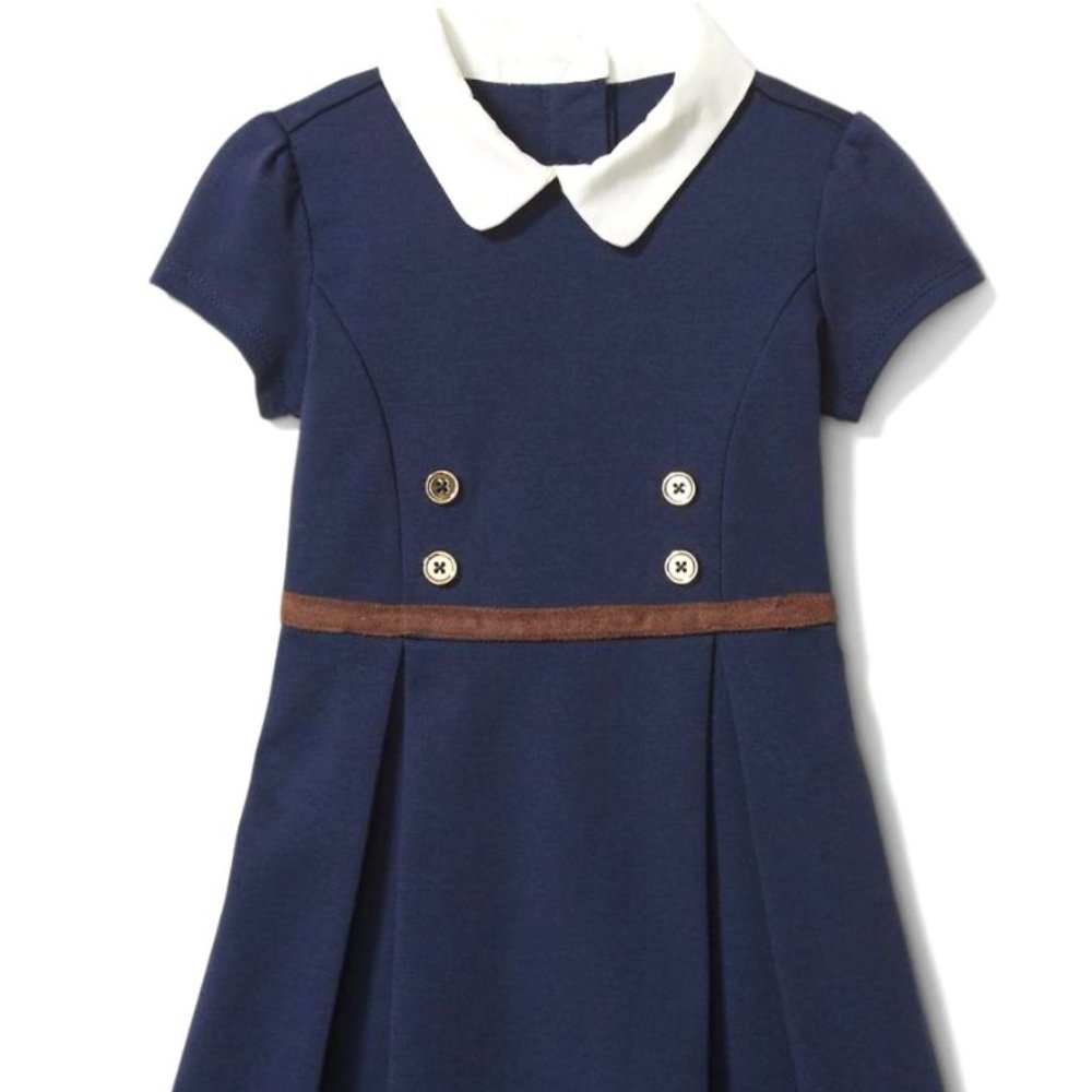 Janie and Jack toddler girl dress COLLARED PONTE DRESS bundle 6M to 24M